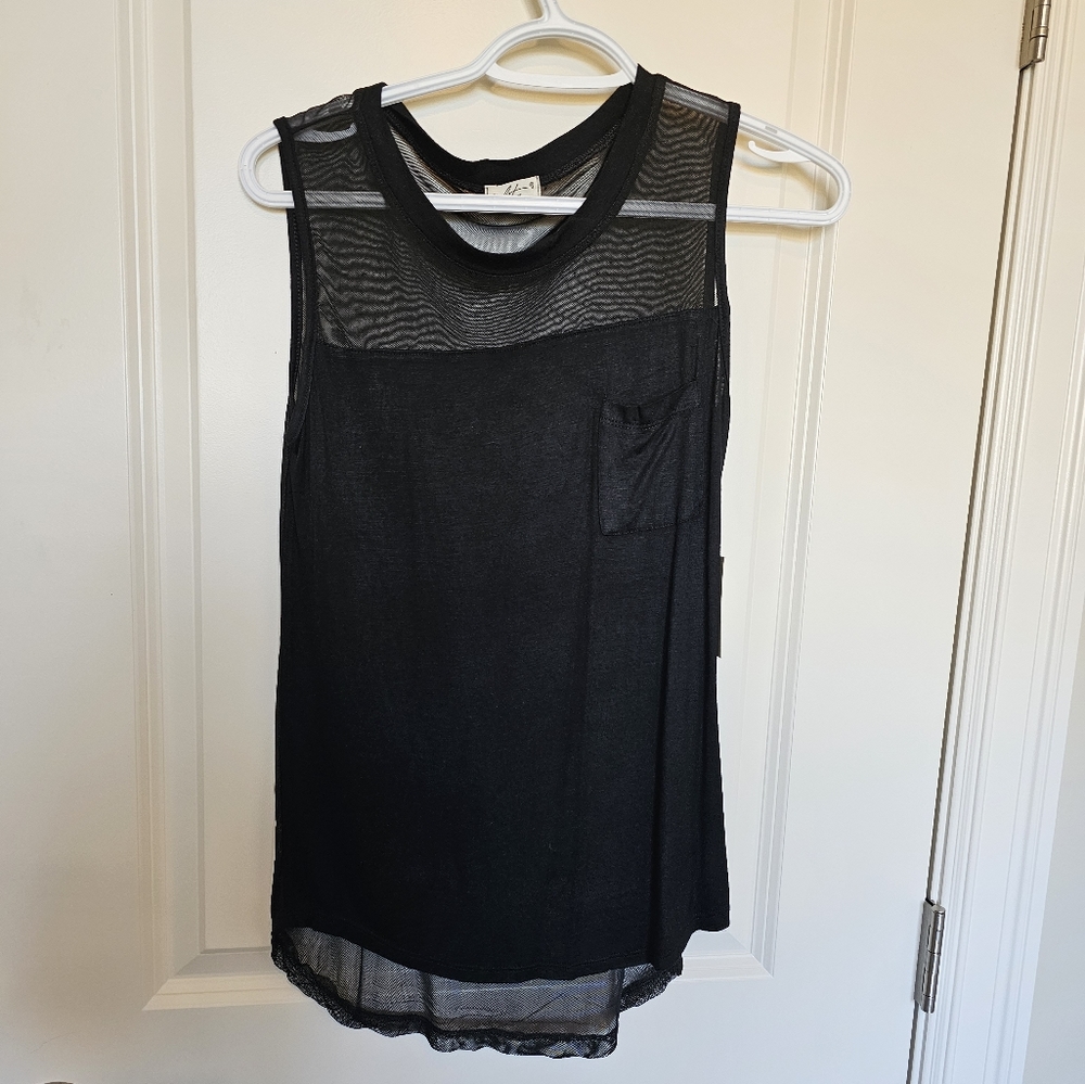 BNWT Sheer Topped Blouse